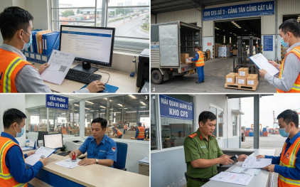 Quy trình xuất hàng lẻ (LCL) vào kho CFS Cát Lái, Thành phố Hồ Chí Minh